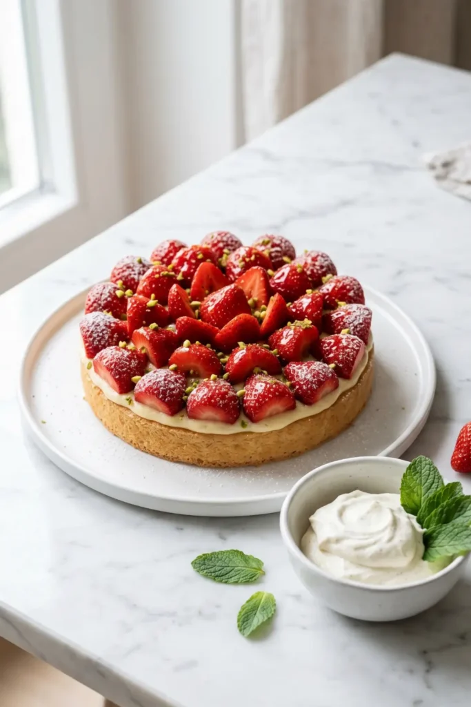Erdbeerkuchen – Unwiderstehlich klassisch mit Pudding und frischen Beeren