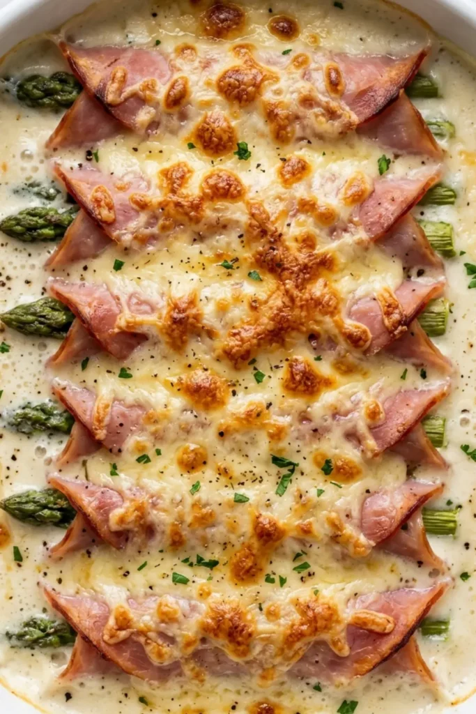 Spargel-Schinken-Röllchen