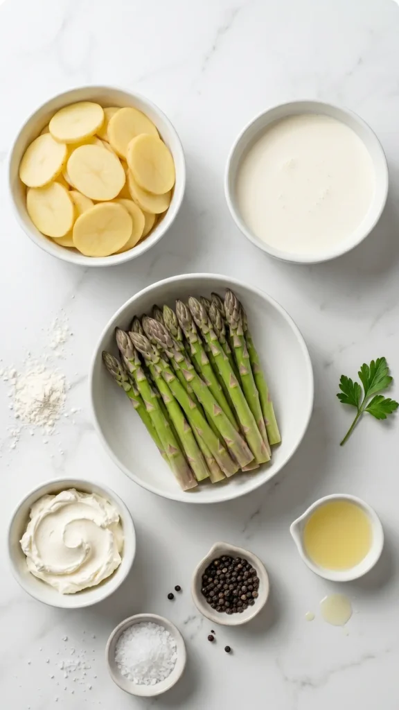 Spargelauflauf mit Kartoffeln und Schinken - Cremig & Lecker (2)
