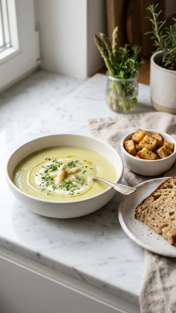Spargelcremesuppe – Phänomenal cremig und einfach in 35