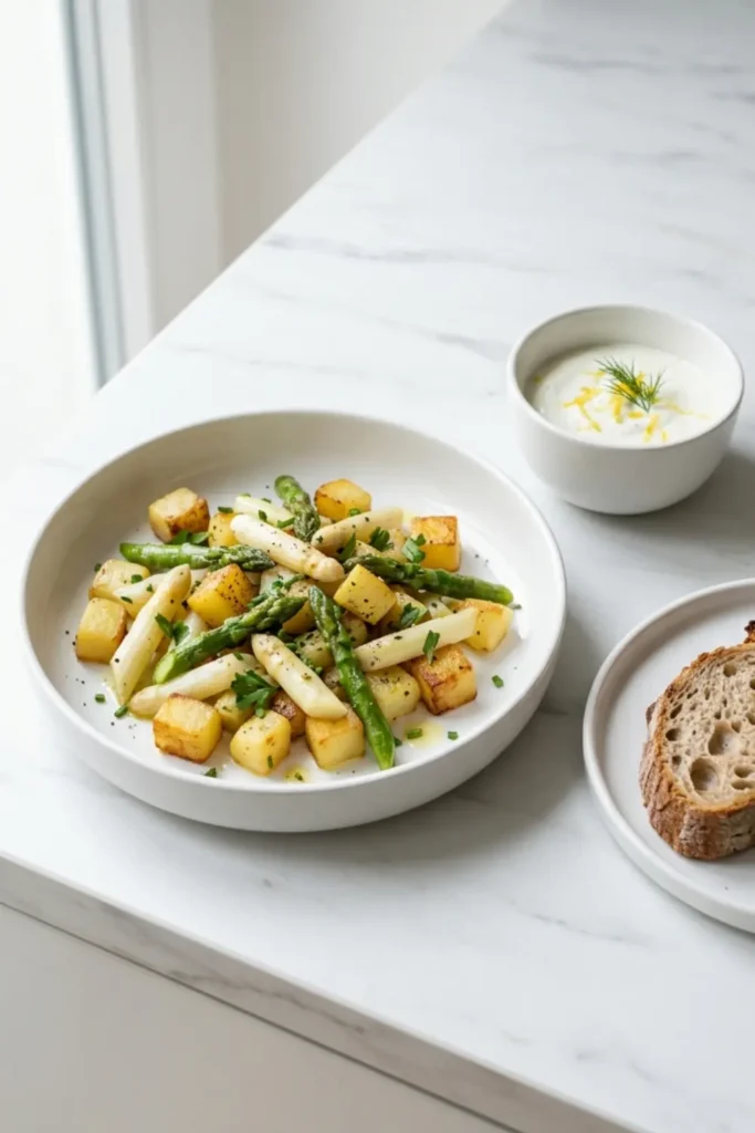 Spargelpfanne mit Kartoffeln – Phänomenales Frühlingsrezept