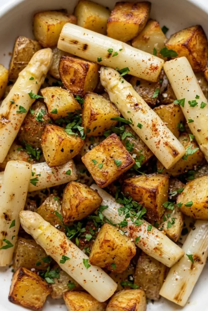 Spargelpfanne mit Kartoffeln – Phänomenales Frühlingsrezept