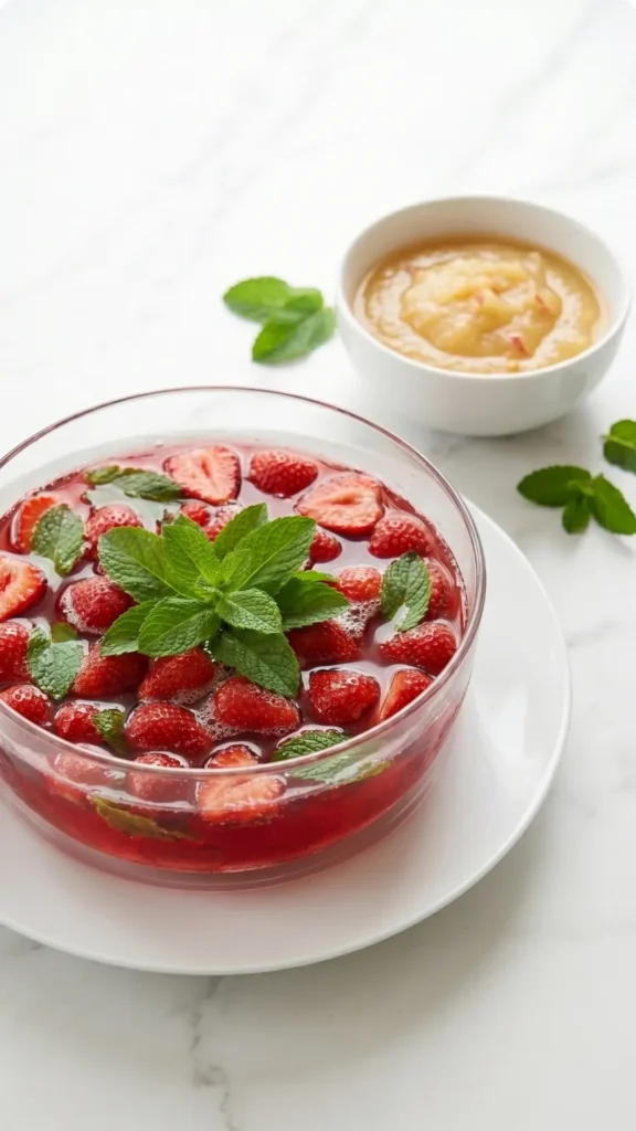 Erdbeerbowle mit Minze – das beste Rezept für die Sommerparty