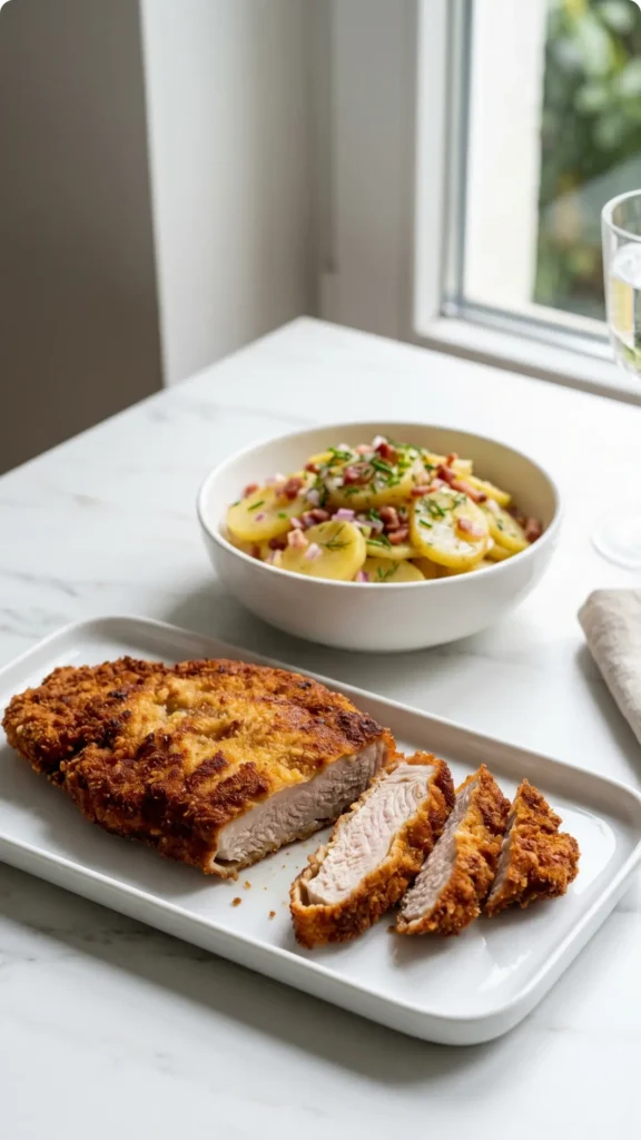 Schnitzel im Airfryer — Klassisch, Knusprig & Fettarm