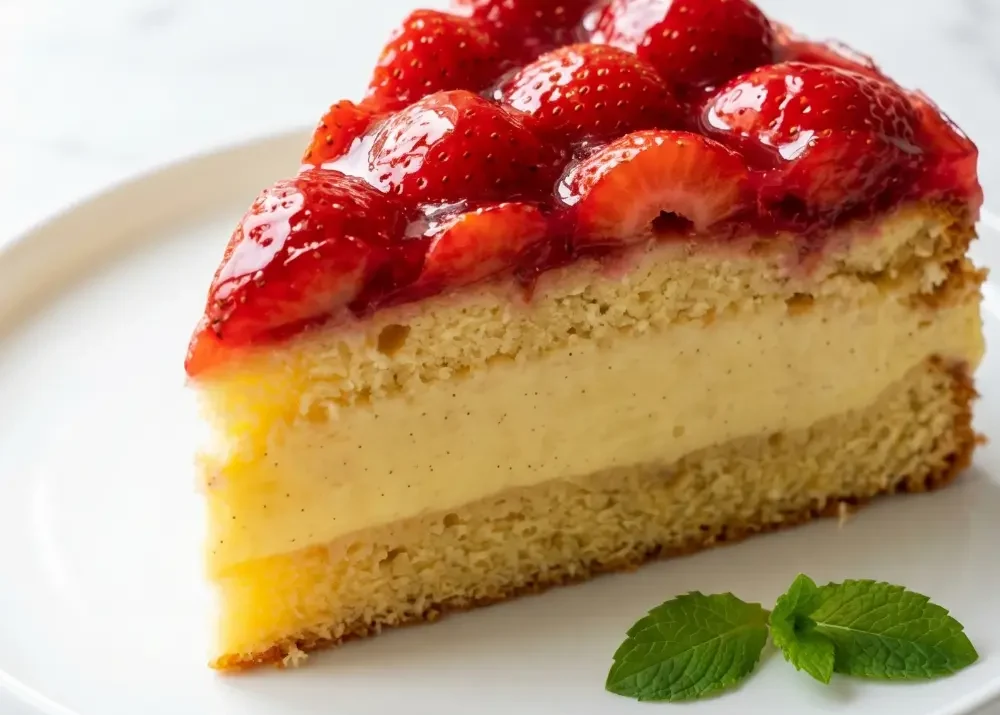 Unwiderstehlicher Erdbeerkuchen mit Pudding: Ein Rezept, das Sie begeistern wird