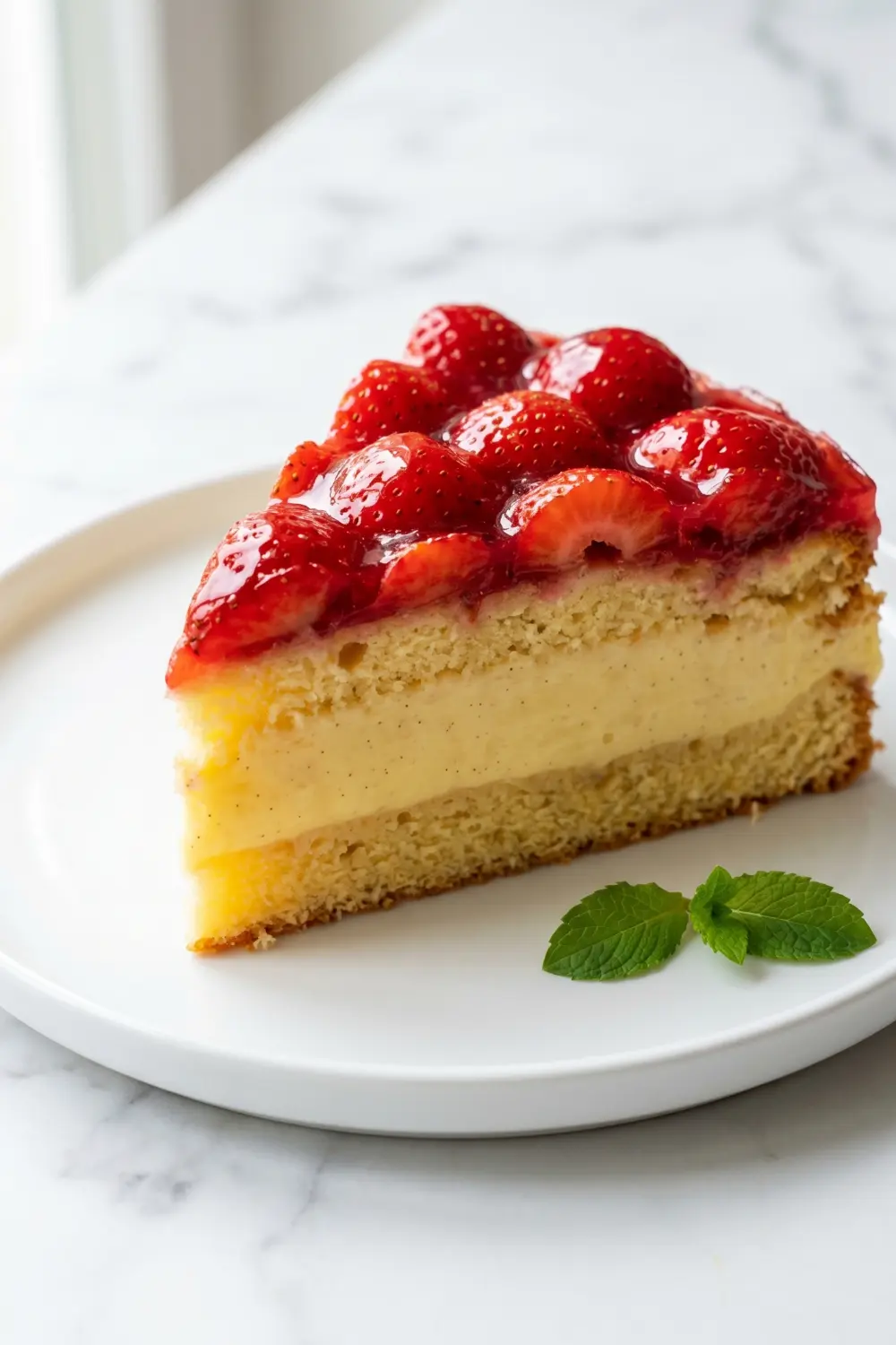 Erdbeerkuchen – Unwiderstehlich klassisch mit Pudding und frischen Beeren