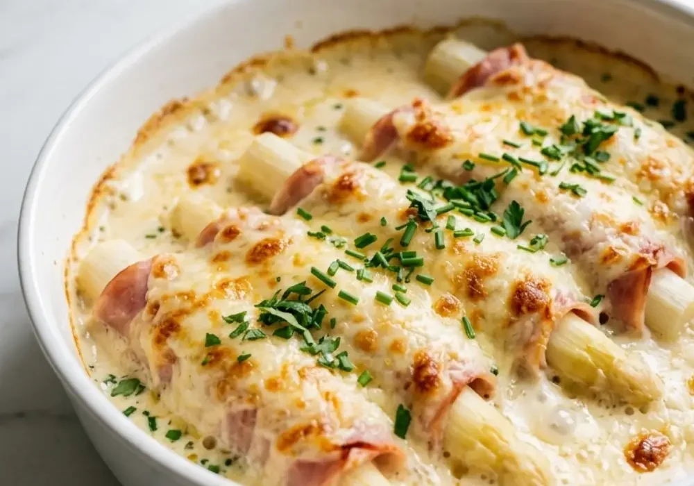 Spargel-Schinken-Röllchen