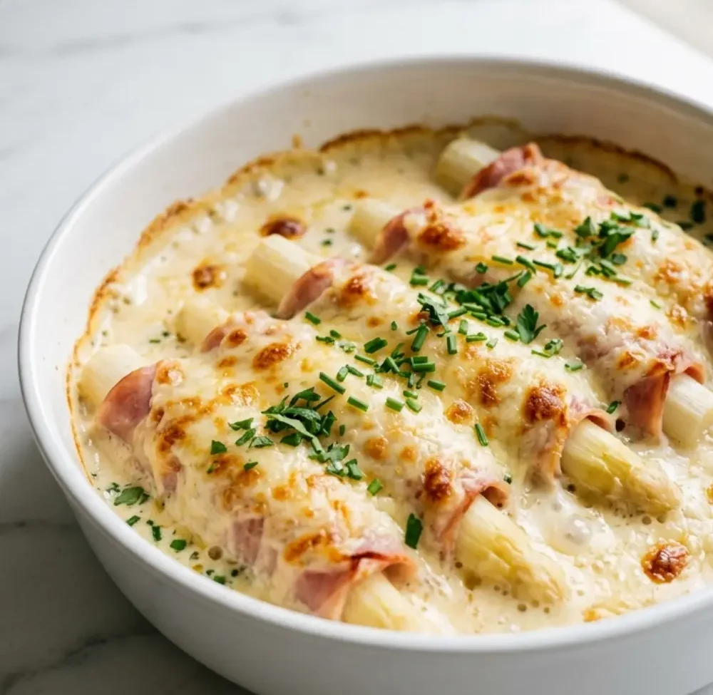 Spargel-Schinken-Röllchen
