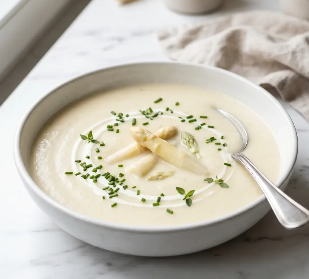 Spargelcremesuppe – Phänomenal cremig und einfach in 35