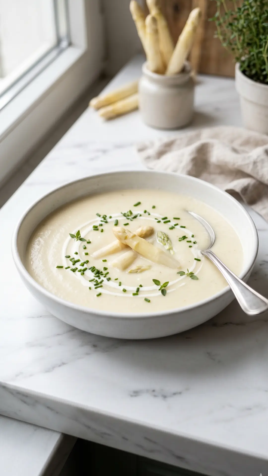 Spargelcremesuppe – Phänomenal cremig und einfach in 35