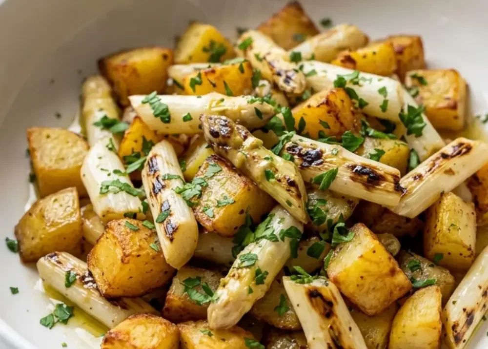 Köstliche Spargelpfanne mit Kartoffeln – Ein phänomenales Rezept für den ultimativen Frühlingsgenuss