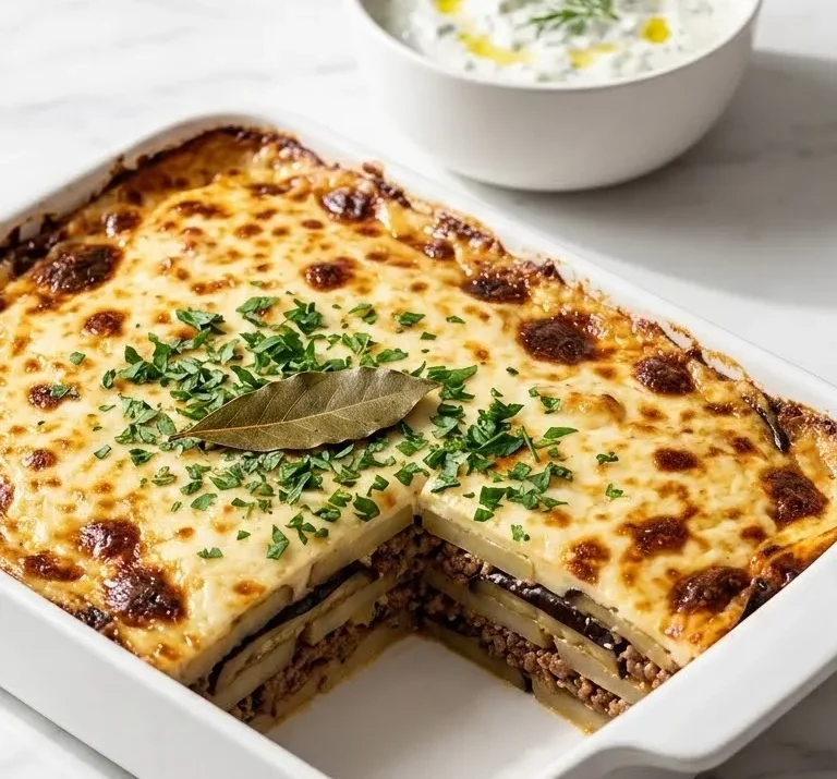 Klassische Moussaka – das beste Rezept mit Kartoffeln und Auberginen