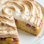 Rhabarber-Baiser-Kuchen nach Omas Art — Saftig & Knusprig