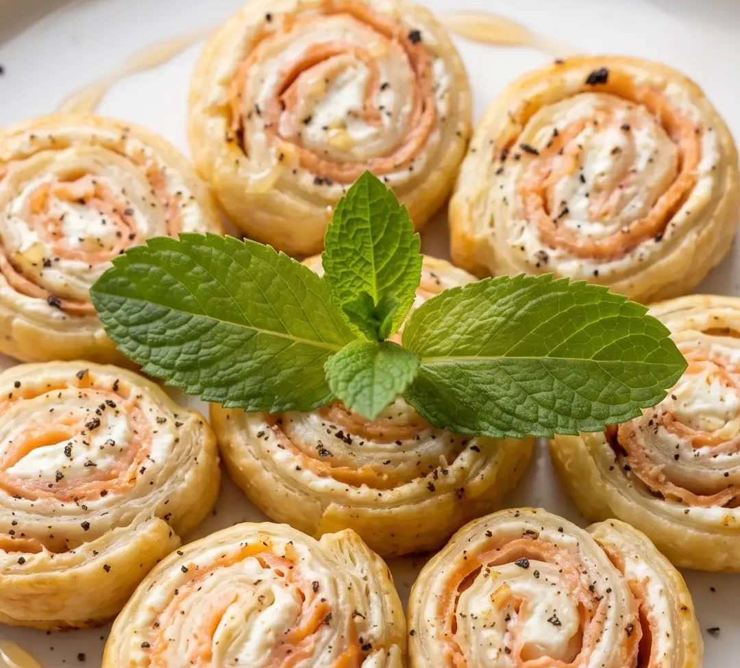 Blätterteig-Lachs-Schnecken Das beste Fingerfood für Gäste