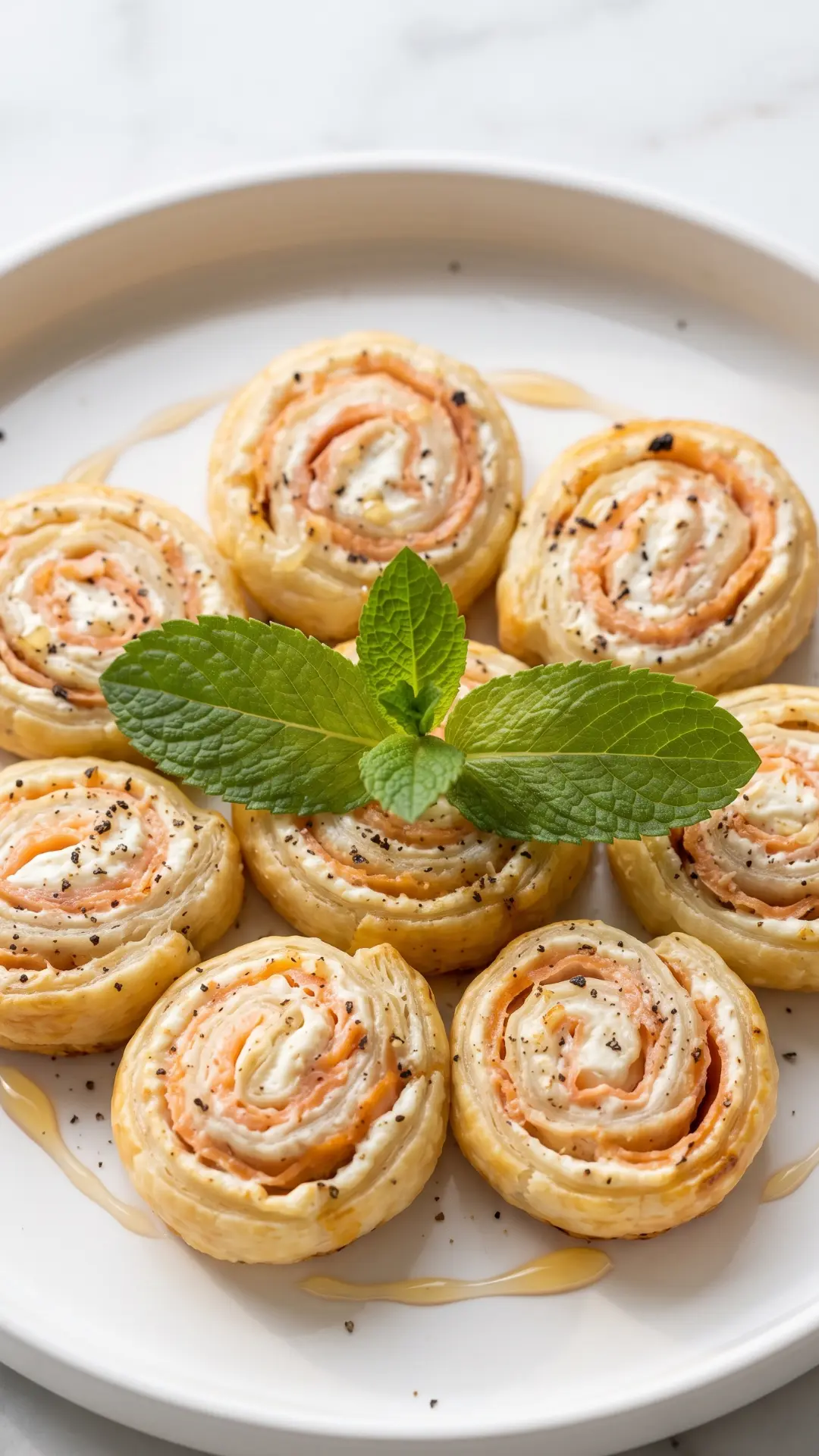 Blätterteig-Lachs-Schnecken Das beste Fingerfood für Gäste