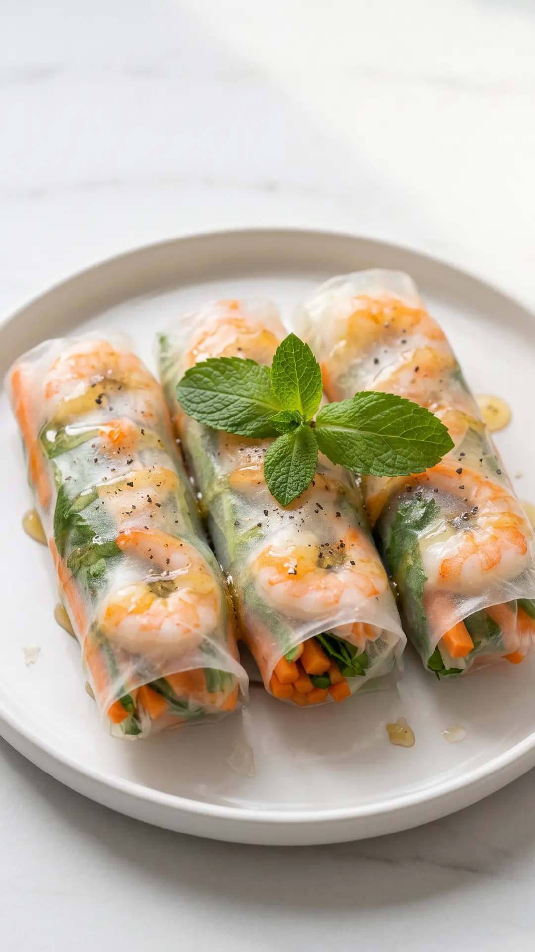 Vietnamesische Sommerrollen Das beste Rezept mit Fleisch & Garnelen