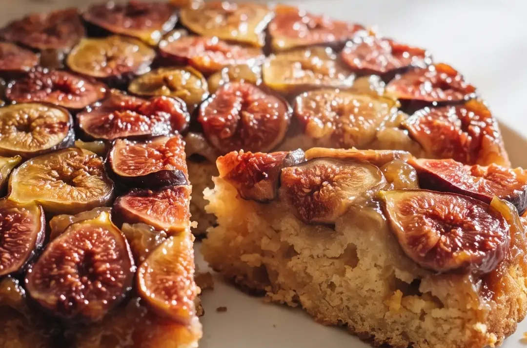 Französischer Feigenkuchen: Gestürzter Kuchen